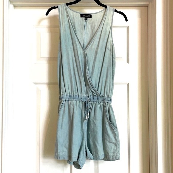 Chambray soft romper - Picture 1 of 3